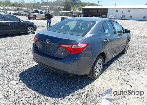 2019 Toyota Corolla Le from USA, damaged, VIN 5YFBURHE5KP897309